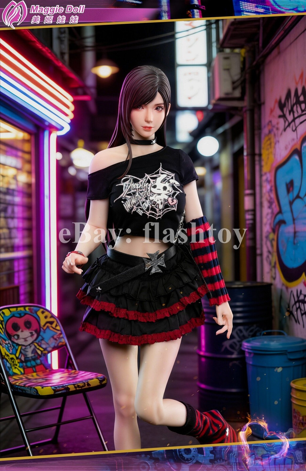 Presale Maggie Doll 1/6 Punk Girl Tia Collectible Female Action Figure Model Toy