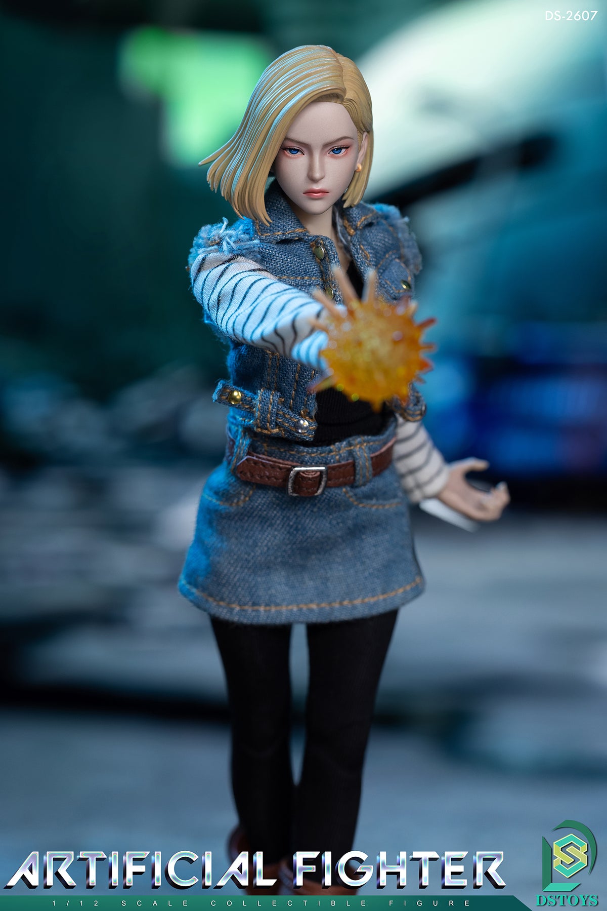 Presale DSTOYS DS-2607 1/12 Dragon Fighter Ball Android 18 Female Action Figure