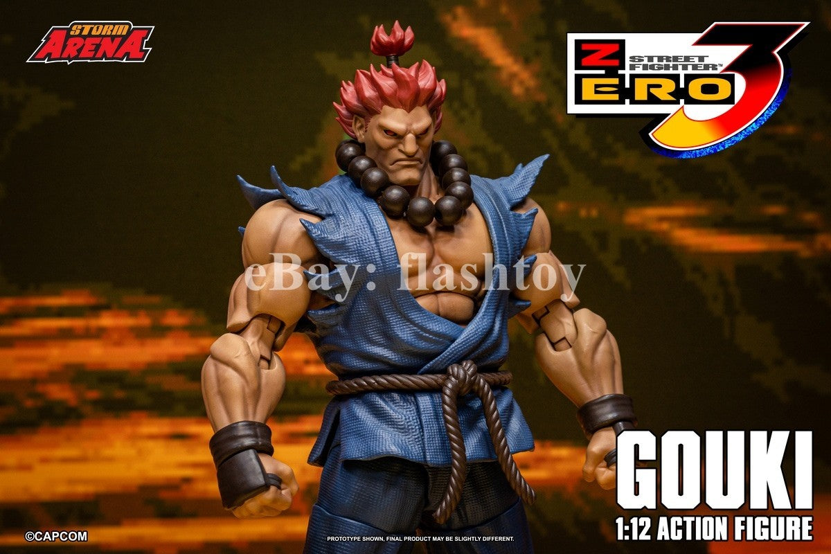 Presale STORM ARENA SFSA07 1/12 Street Fighter Zero 3 Gouki Action Figure Model