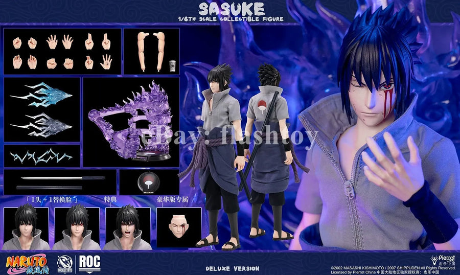 Presale ROCKETTOYS ROC-018 1/6 Uchiha Sasuke Collectible Action Figure Model Toy