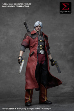 Presale Sigma DMC-1 1/12 The Devil Crimson Dante May Cry Action Figure Model Toy