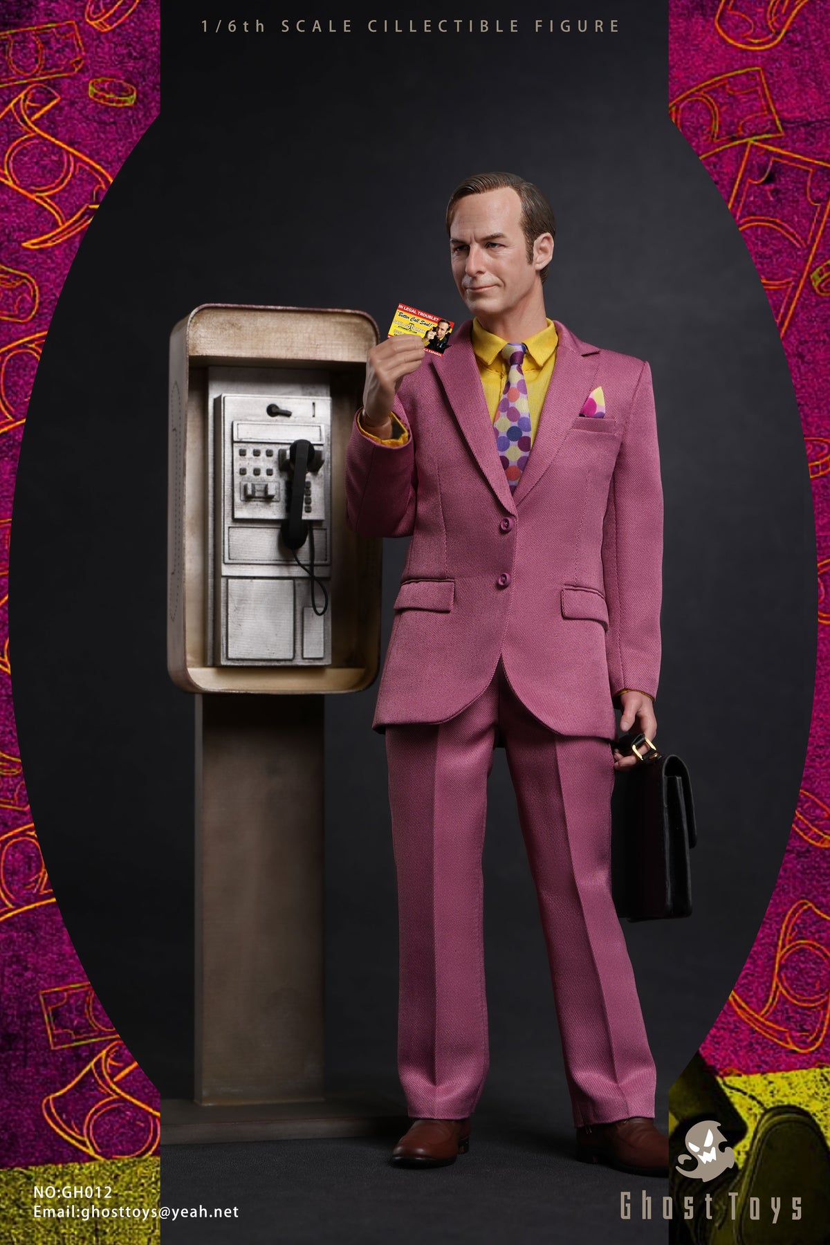 Presale Ghost toys GH-012 1/6 Better Call Seductive Saul Lawyer Goodman Action Figure