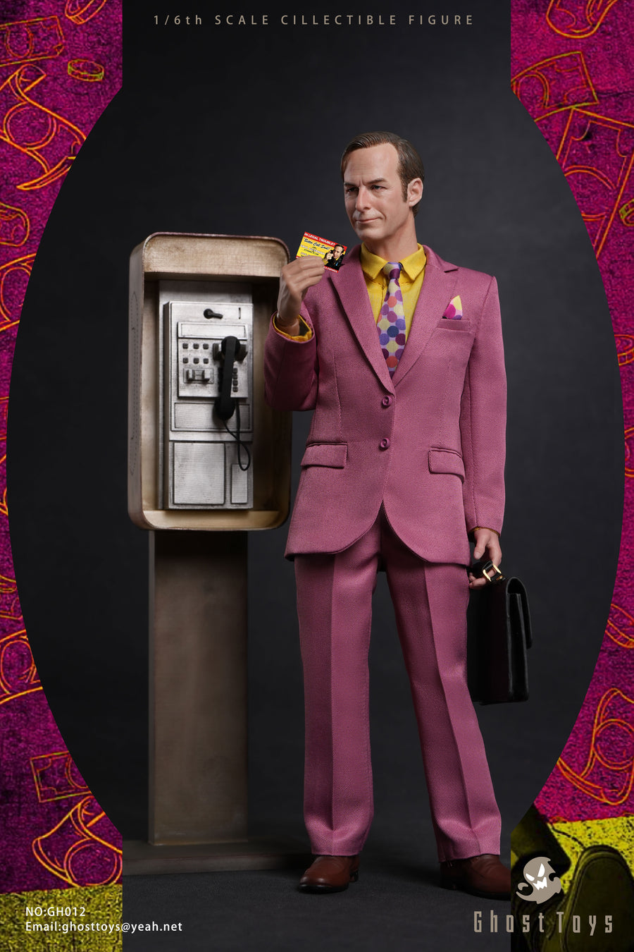 Presale Ghost toys GH-012 1/6 Better Call Seductive Saul Lawyer Goodman Action Figure