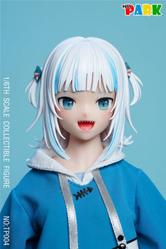 TOYS PARK TP004 1/6 Shark Girl Head & Clothing Accessories Set for Female Body