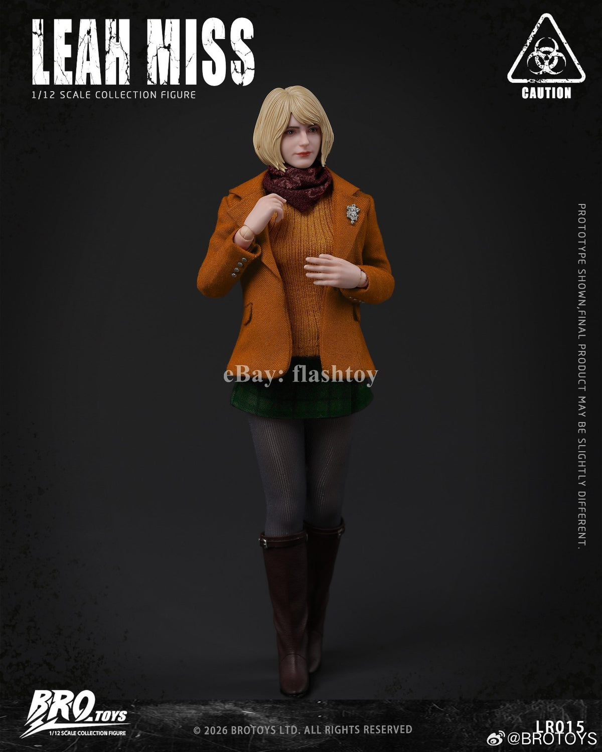 Presale BROTOYS LR015 1/12 Leah Miss Ashley Female Action Figure W/ Movable Eyes