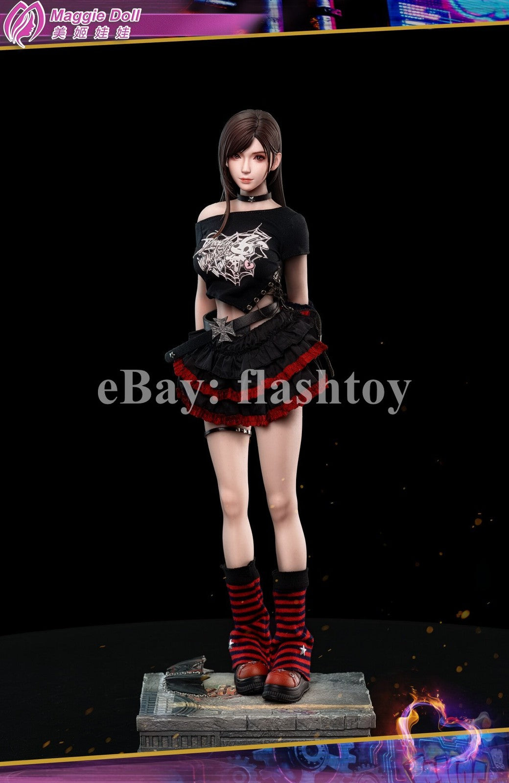 Presale Maggie Doll 1/6 Punk Girl Tia Collectible Female Action Figure Model Toy