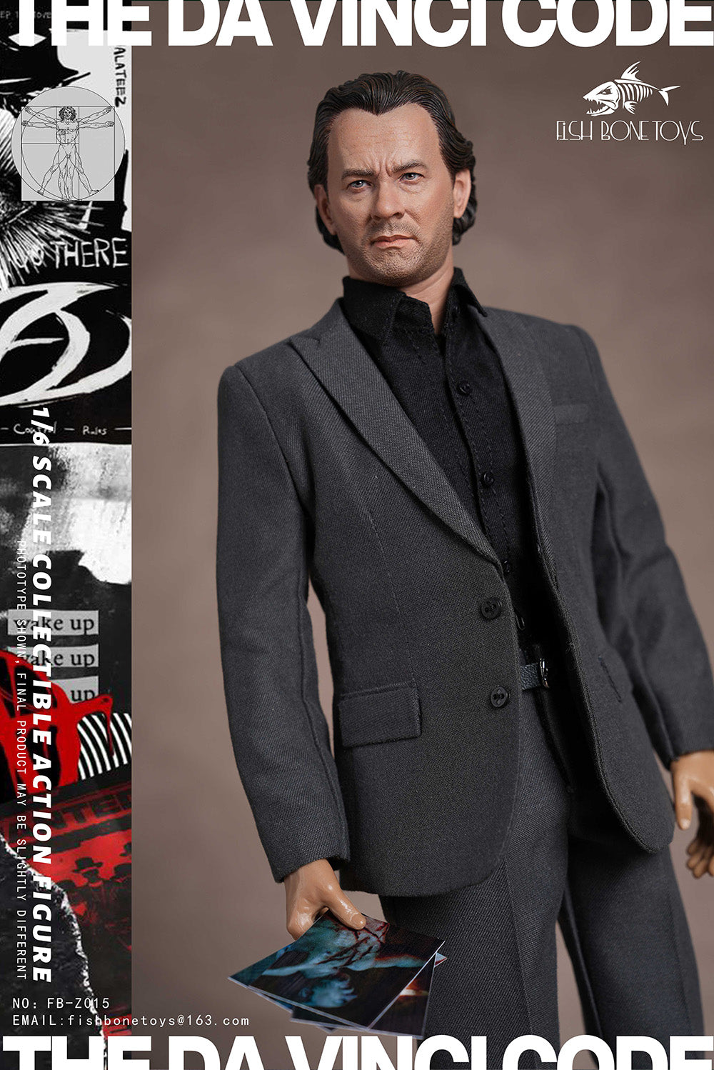 FISH BONETOYS FB-Z015 1/6 The Da Vinci Code Tom Male Action Figure Model Toy