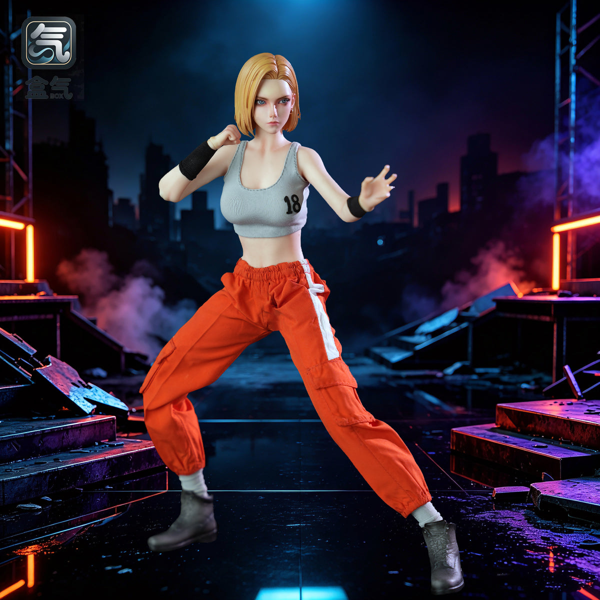 Presale BoxQi Studio HQ03 1/6 Dragon Fighter Ball Android 18 Action Figure Toy