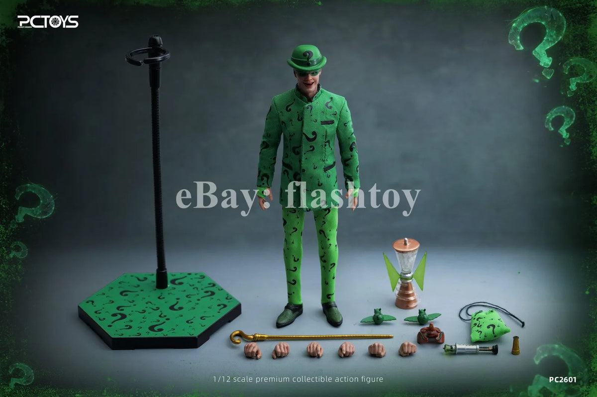 Presale PCTOYS PC2601 1/12 Forever Riddler Carrey Male Action Figure Model Toy