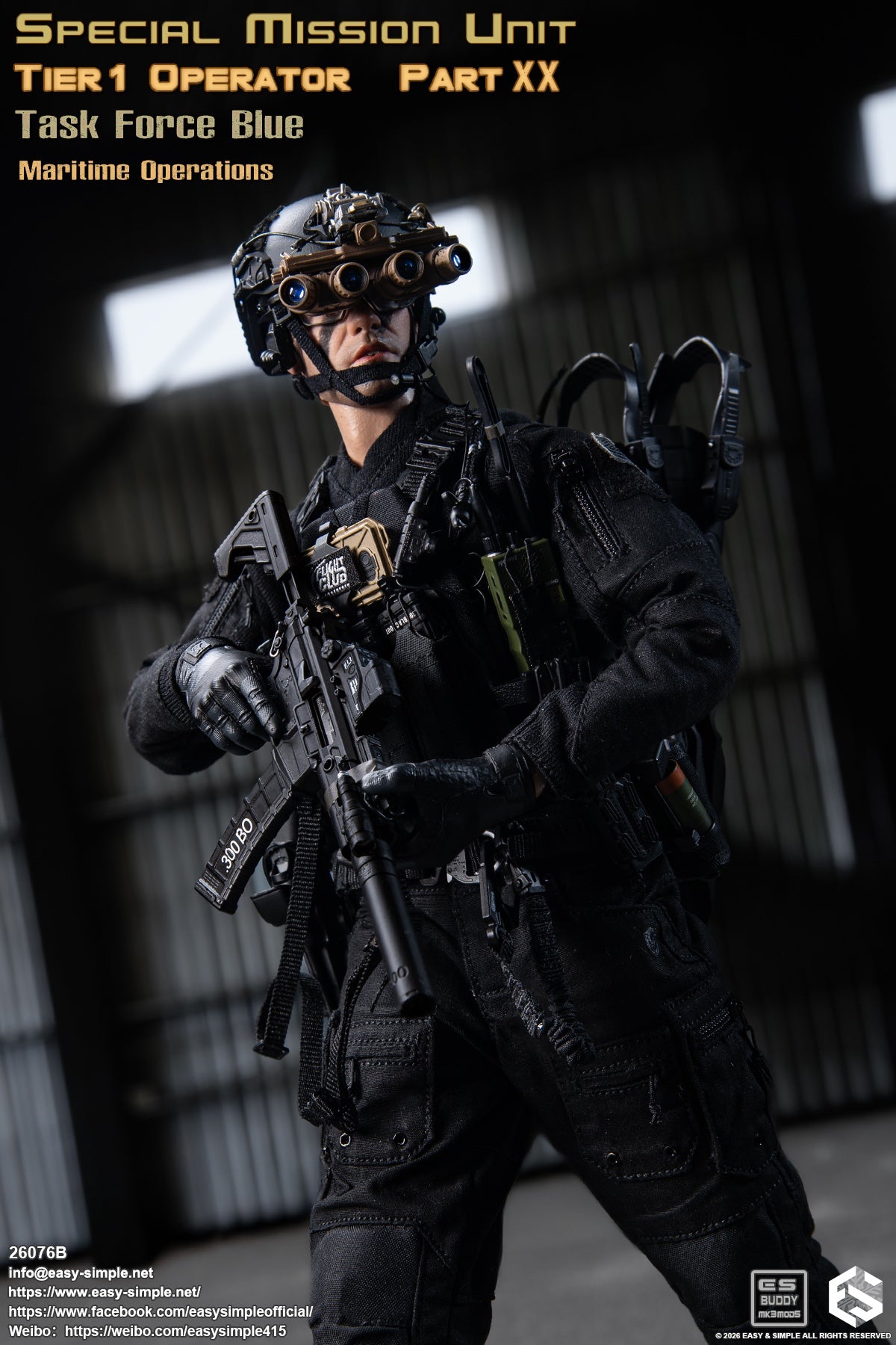 Presale Easy&Simple 26076B 1/6 Special Mission Unit Tier1 Operator Action Figure