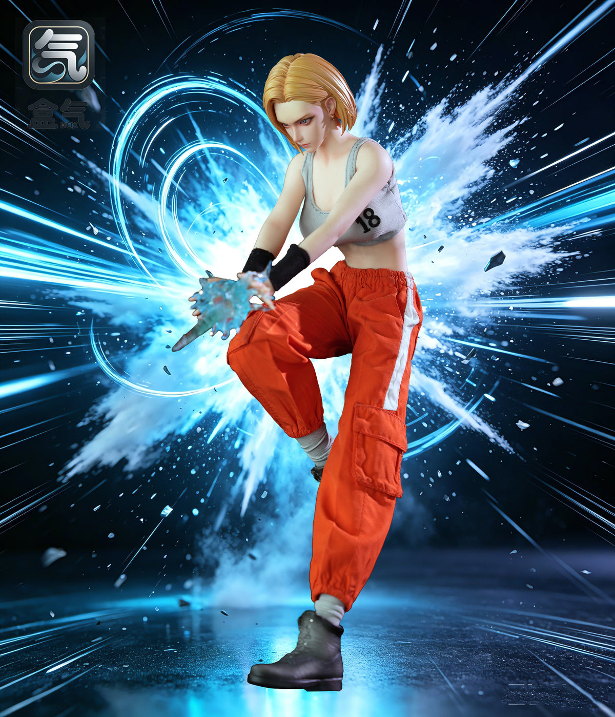 Presale BoxQi Studio HQ03 1/6 Dragon Fighter Ball Android 18 Action Figure Toy