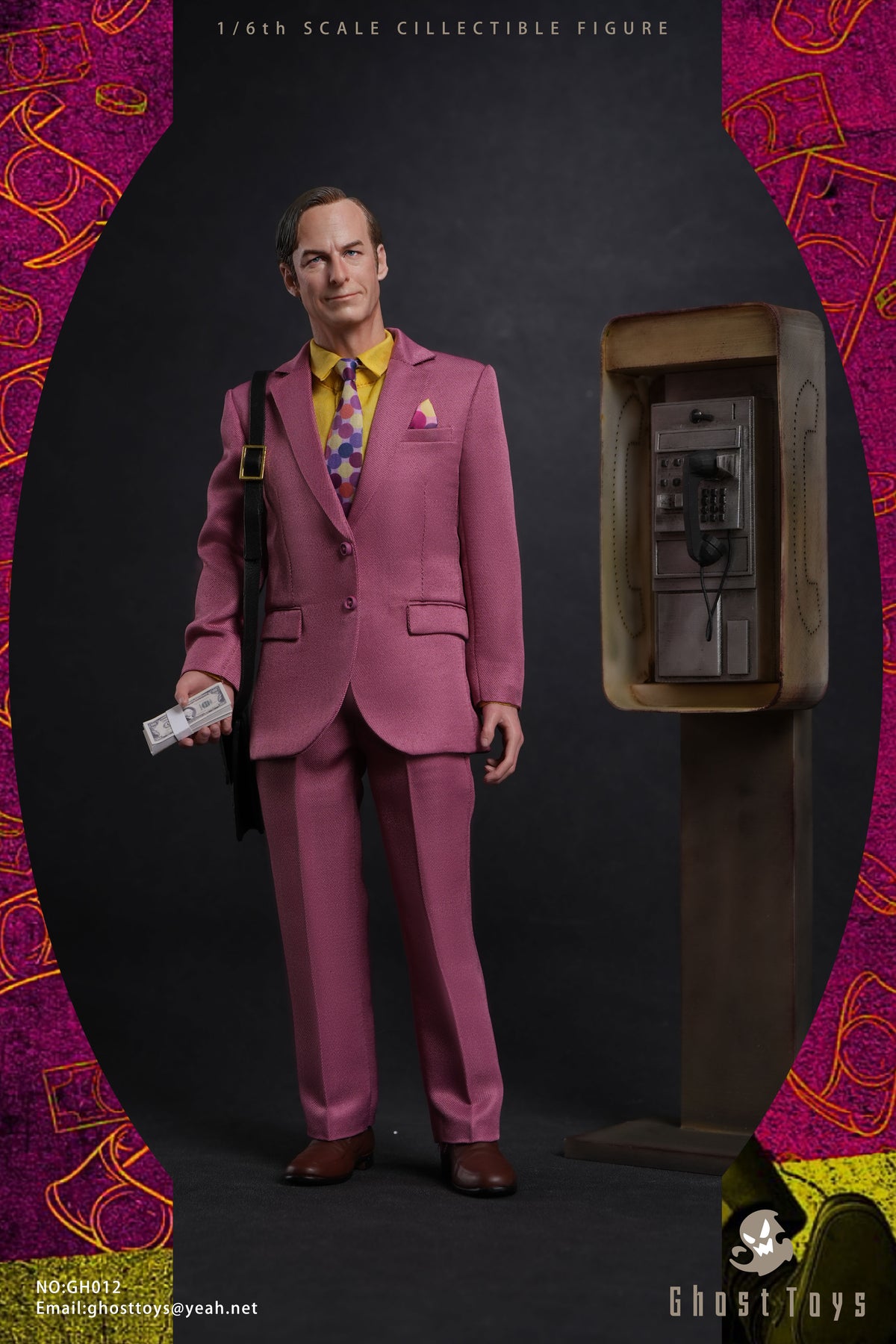 Presale Ghost toys GH-012 1/6 Better Call Seductive Saul Lawyer Goodman Action Figure