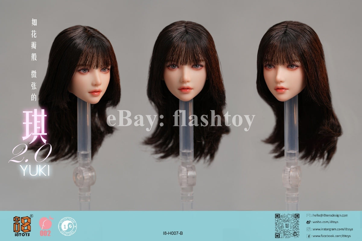 Presale I8TOYS I8-H007B 1/6 YUKI Collectible Female Action Figure Model Toy
