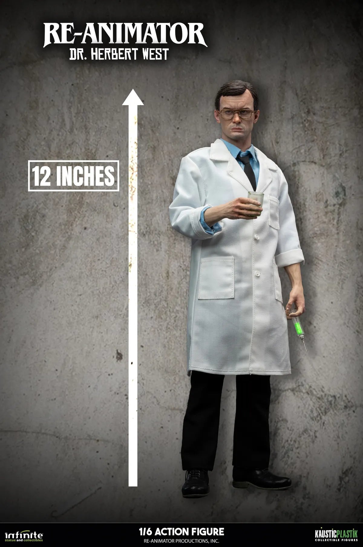 Presale Infinite 1/6 Re-Animator Doctor Herbert West Male Action Figure Model Deluxe Ver.