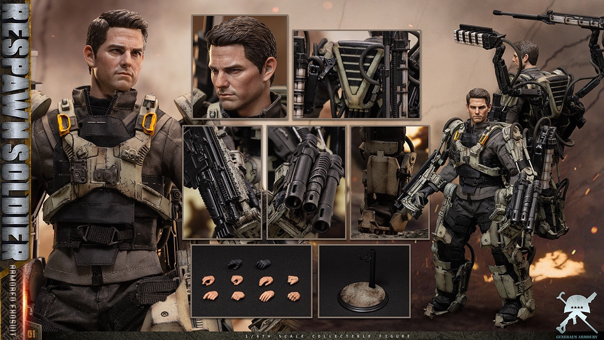Presale General's Armoury GA3001 1/6 Edge of Tomorrow William Action Figure Toy