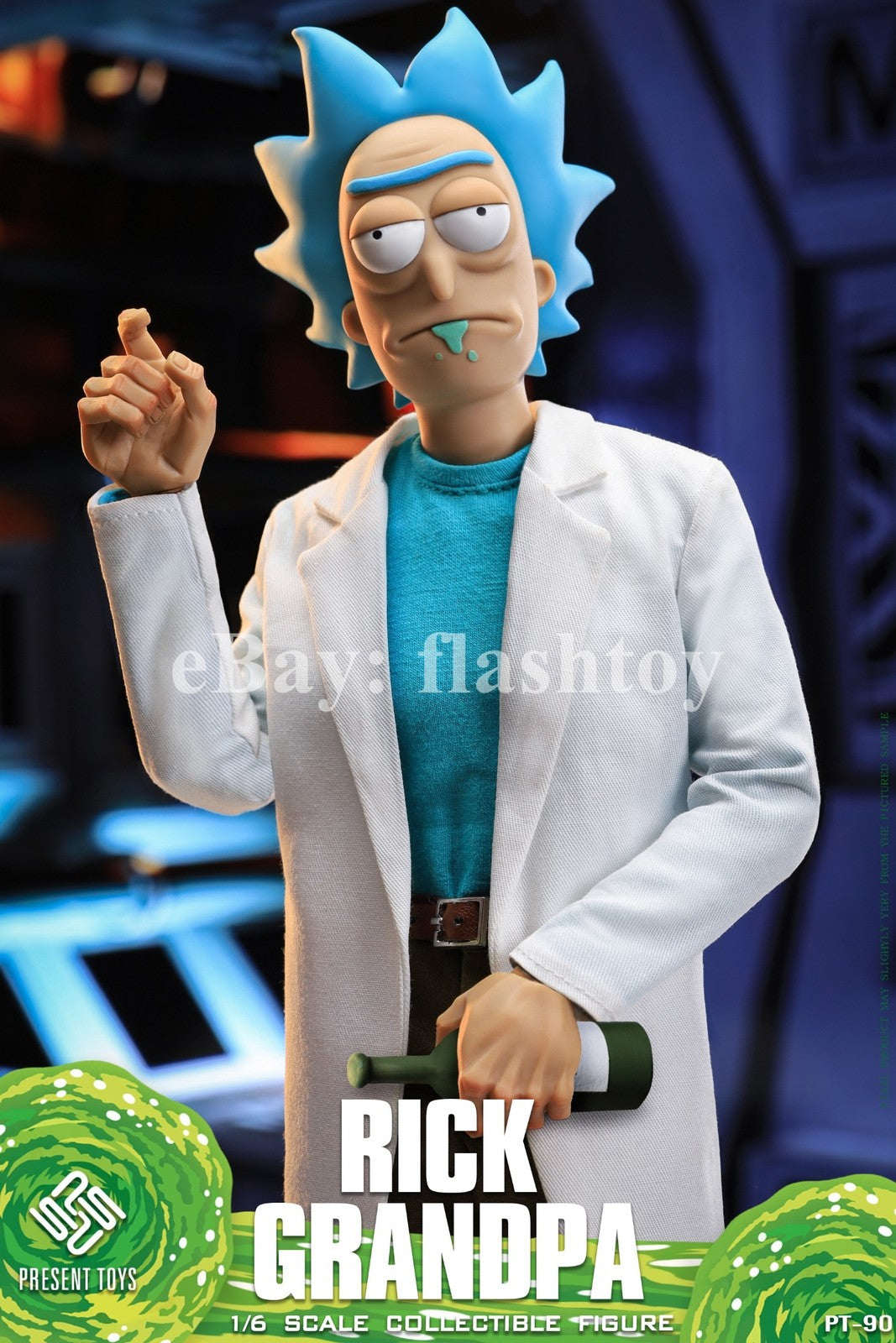 Presale PRESENT TOYS PT-sp90 1/6 Rick Grandpa 12" Male Action Figure Model Toy