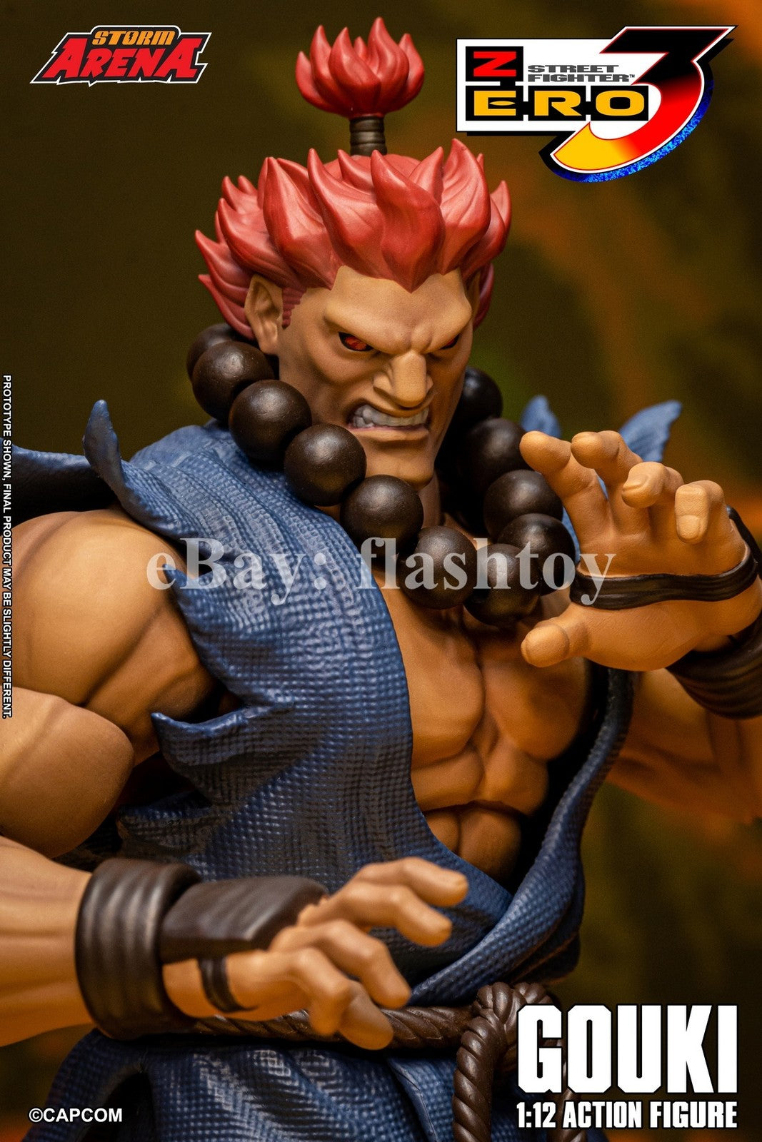 Presale STORM ARENA SFSA07 1/12 Street Fighter Zero 3 Gouki Action Figure Model