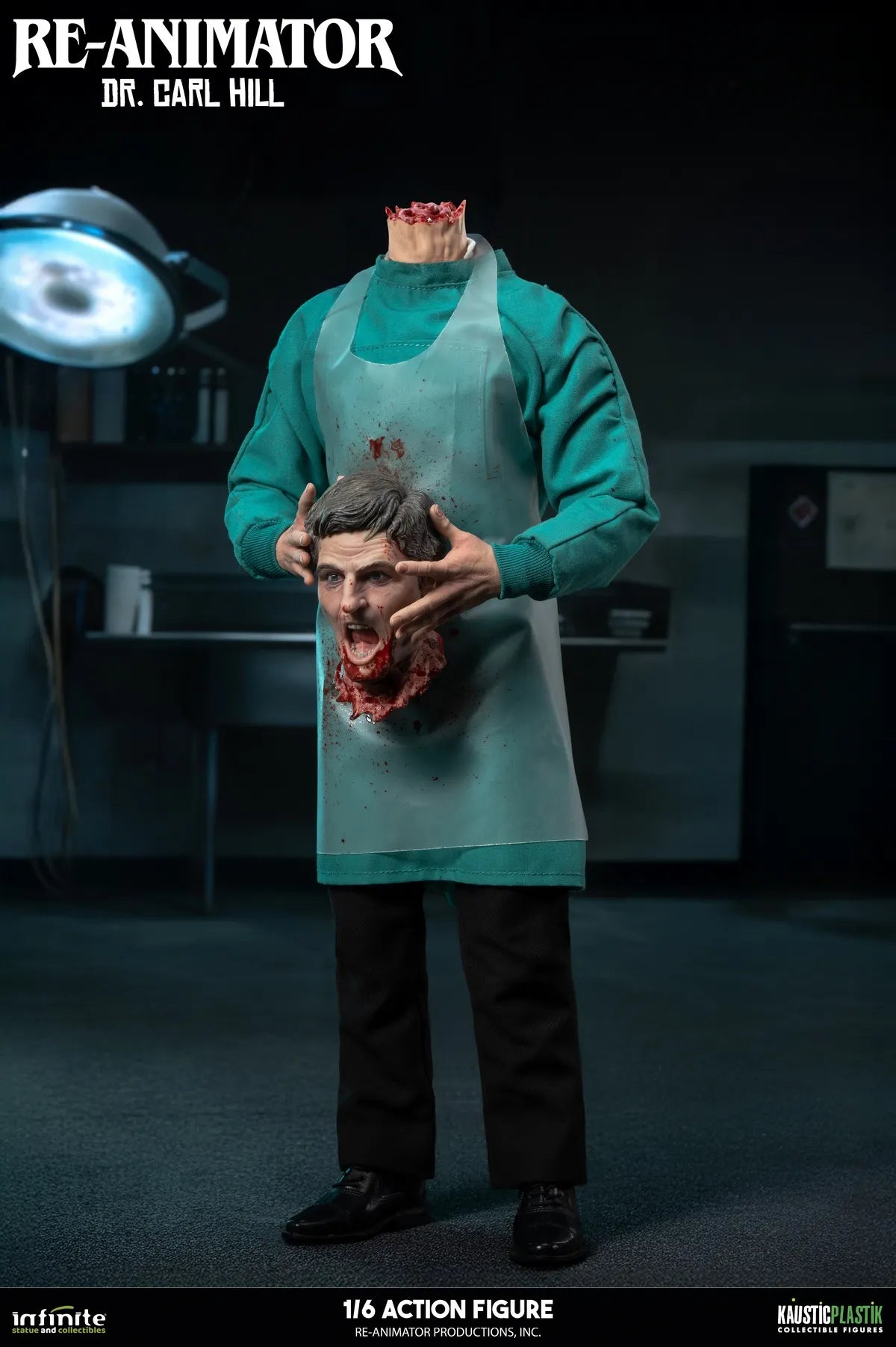 Presale Infinite 1/6 Re-Animator Doctor Carl Hill Male Action Figure Model Deluxe Ver.