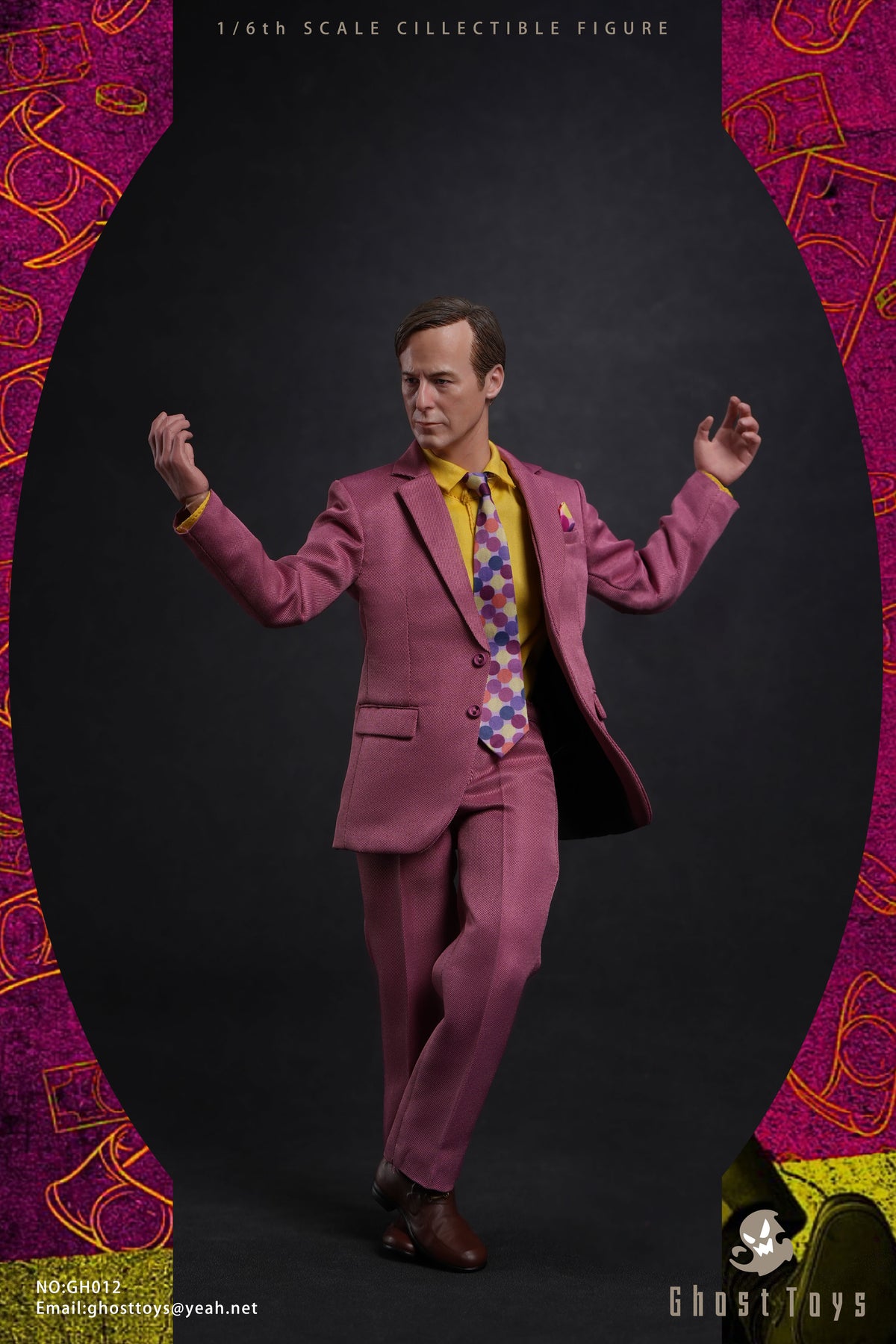 Presale Ghost toys GH-012 1/6 Better Call Seductive Saul Lawyer Goodman Action Figure