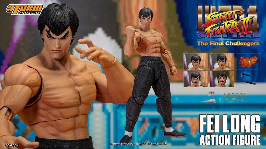 Storm Toys CPSF24 1/12 ULTRA STREET FIGHTER II FEI LONG männliche Actionfigur Modell