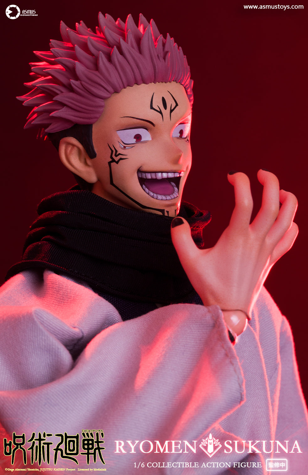 Presale Asmus JJKS05A 1/6 Jujutsu Kaisen Ryomen Sukuna Male Action Figure Model