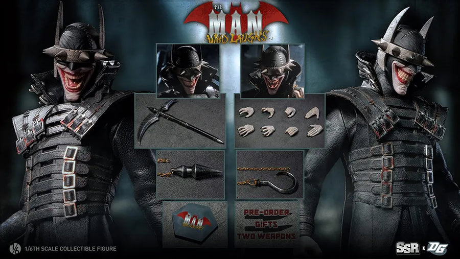 SSR SSC-015 1/6 The Bat Who Laughs Laughing Man Action Figure Model Toy