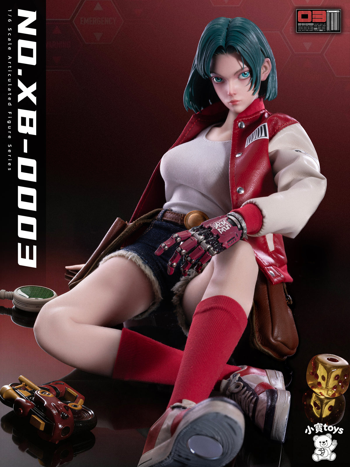 Presale XBTOYS XB0003 1/6 Wealth Girl Blue-Haired Enchantress Action Figure Toy