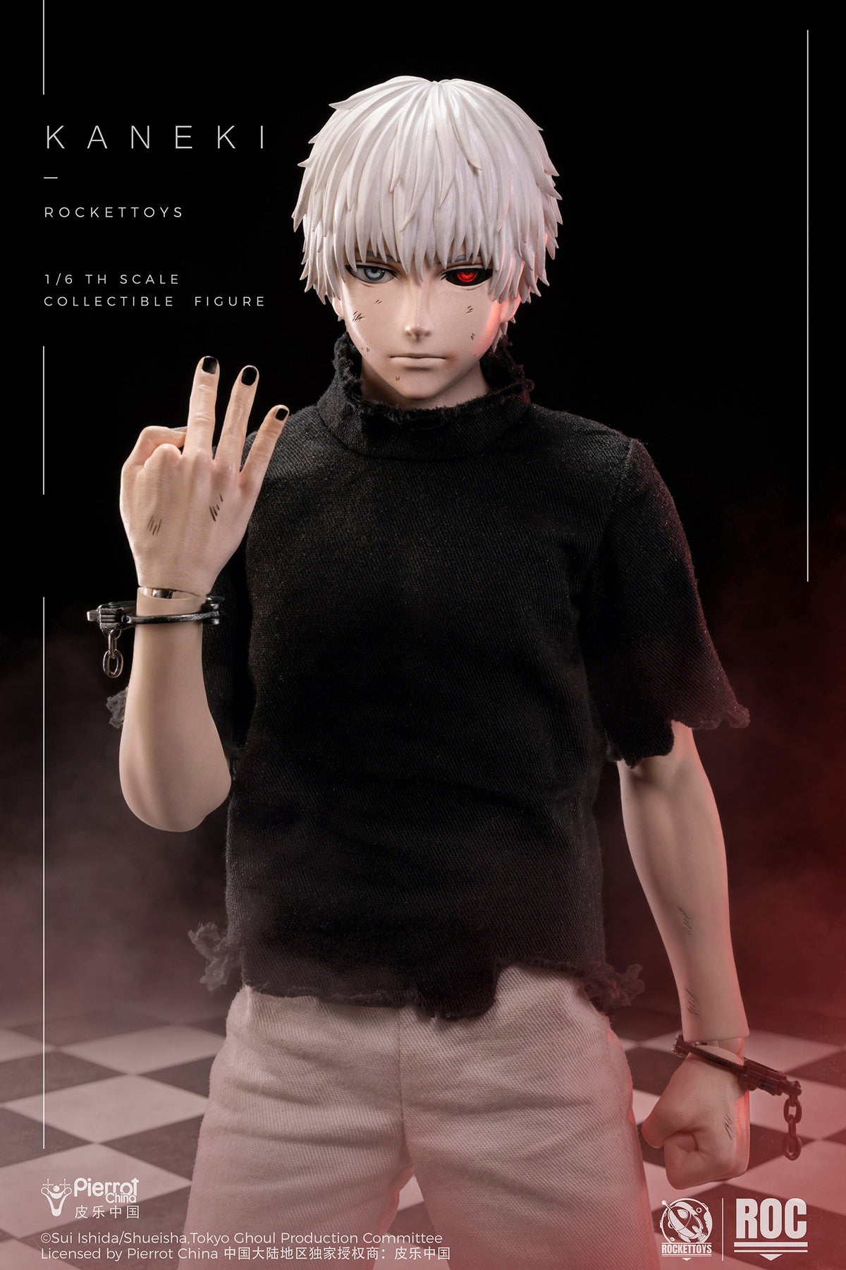 Presale RocketToys ROC-024 1/6 Tokyo Ghoul Kaneki Ken Action Figure Awakened Ver