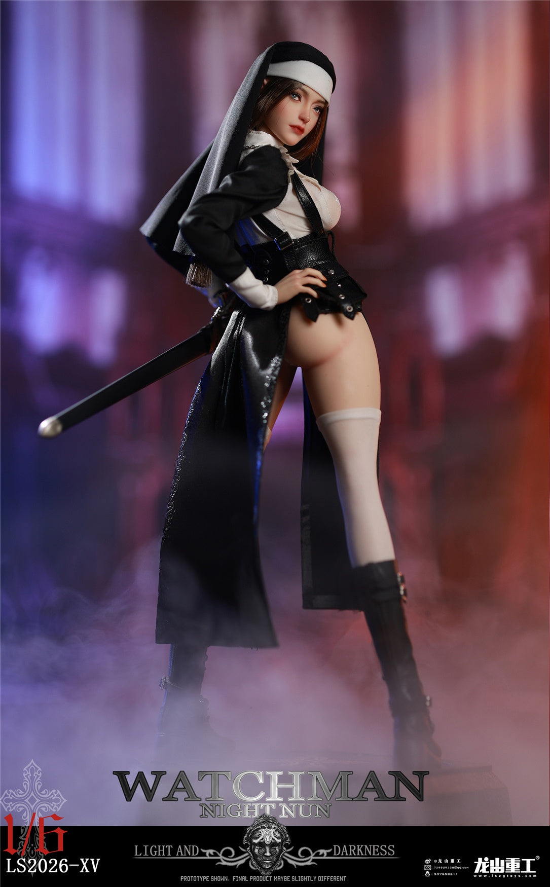Presale Longshan LS2026-XV-B 1/6 Redemption of the Night Nun Figure Standard Ver