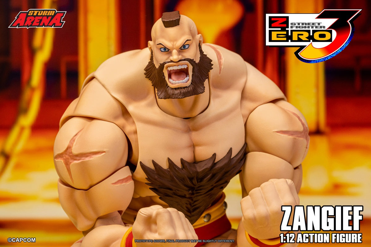 Presale Storm Arena SFSA08 1/12 Street Fighter Zero 3 Zangief Action Figure Toy