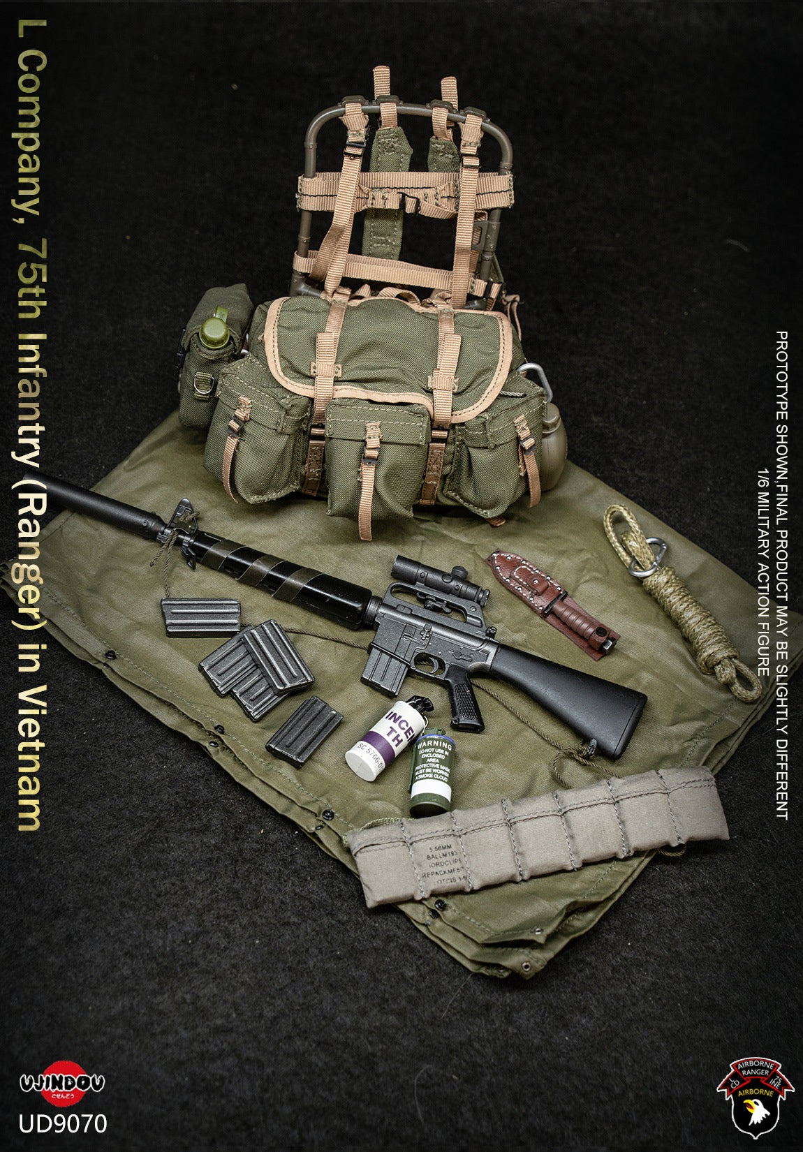 Presale UJINDOU UD9070 1/6 U.S. ARMY L Company 75th Infantry in Vietnam Figure