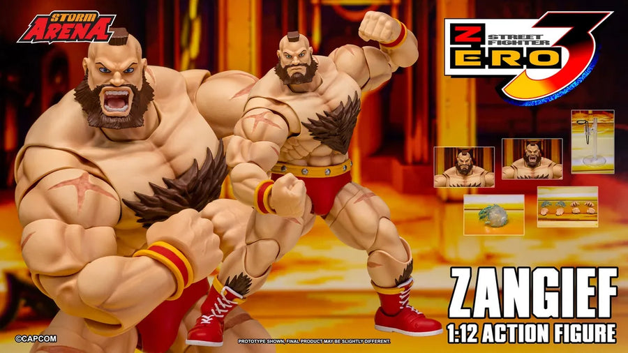 Vorverkauf Storm Arena SFSA08 1/12 Street Fighter Zero 3 Zangief Actionfigur Spielzeug