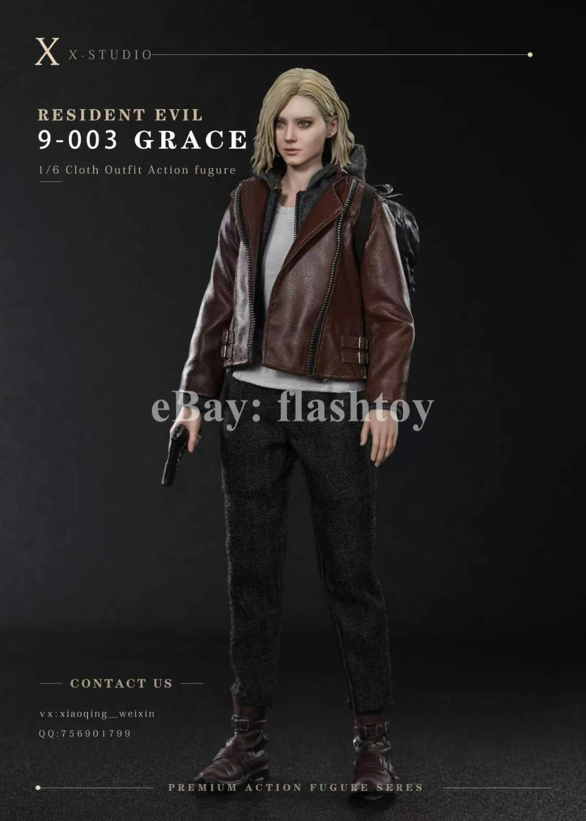 Presale X-STUDIO 1/6 Investigative Reporter Grace Female Action Figure Model RE9
