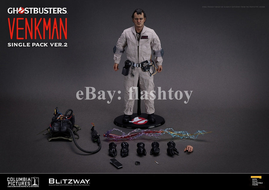 Presale BLITZWAY BW-UMS-12401 1/6 Ghostbusters Peter Venkman Action Figure Model