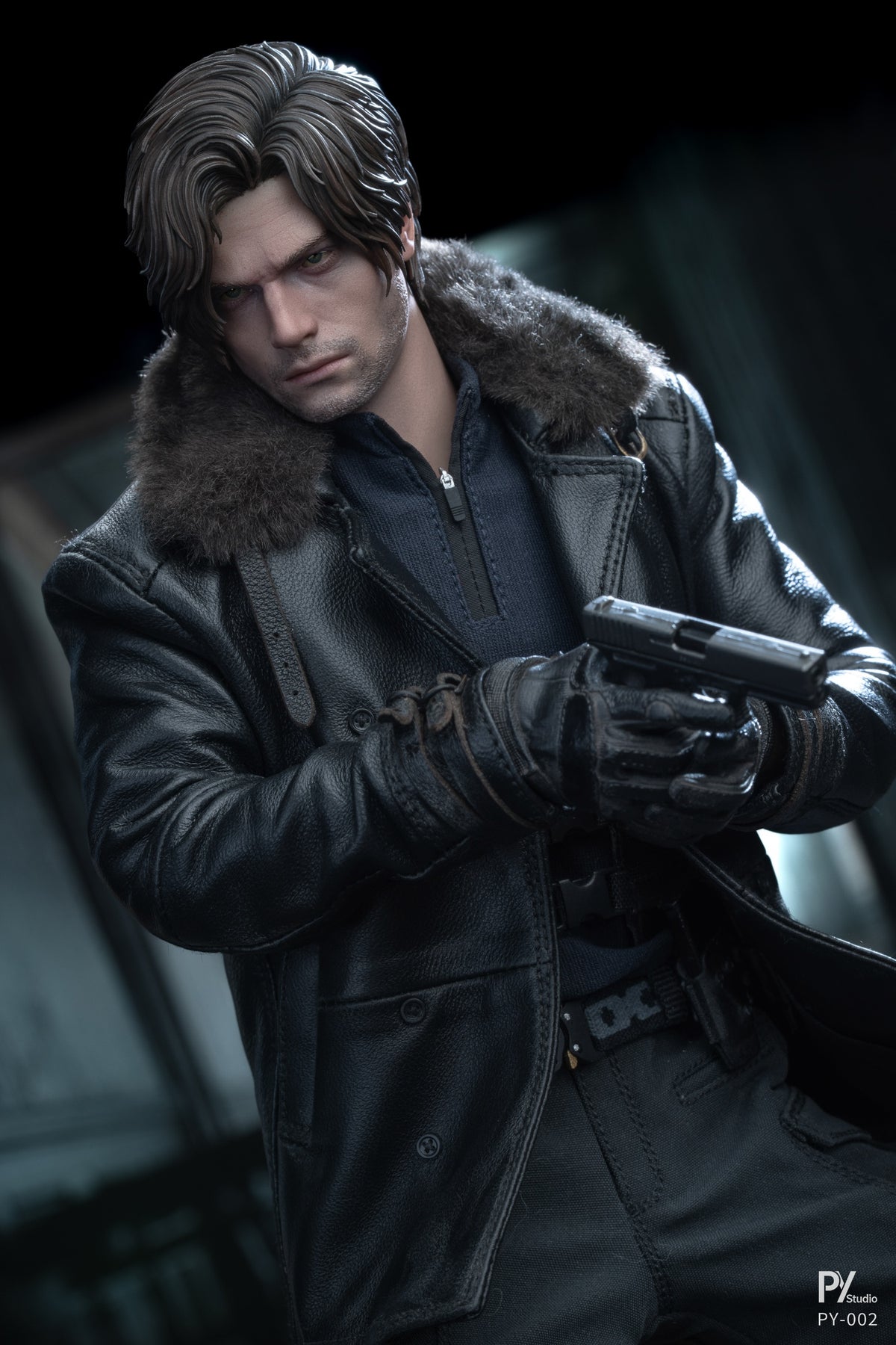 Presale PY Studio PY002 1/6 Resident Zombie Evil Crisis Agent Leon Action Figure