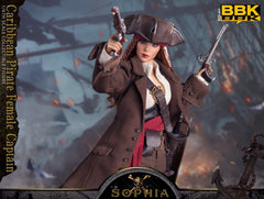 BBK BBK017 1/6 Caribbean Pirate Sophia Female Captain 12" Action Figure Model