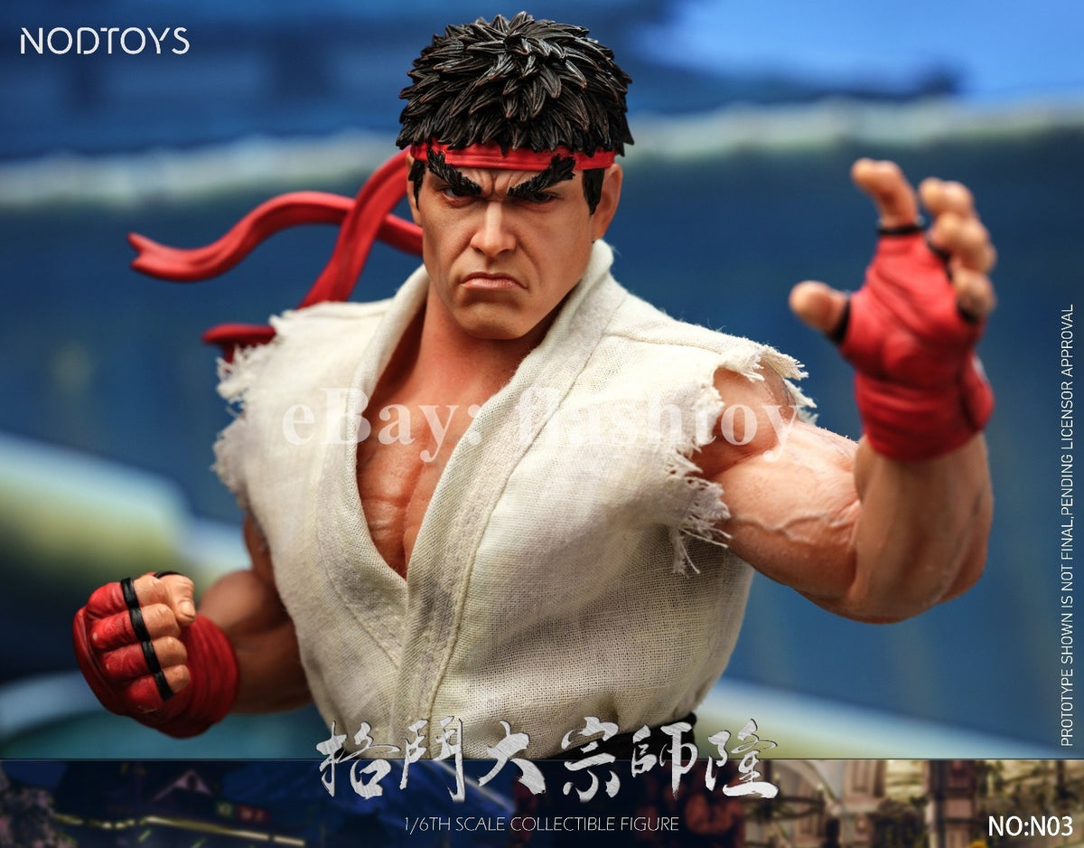Presale NODTOYS NOD-N03 1/6 Grandmaster of Fighting Ryu Action Figure Model Toy