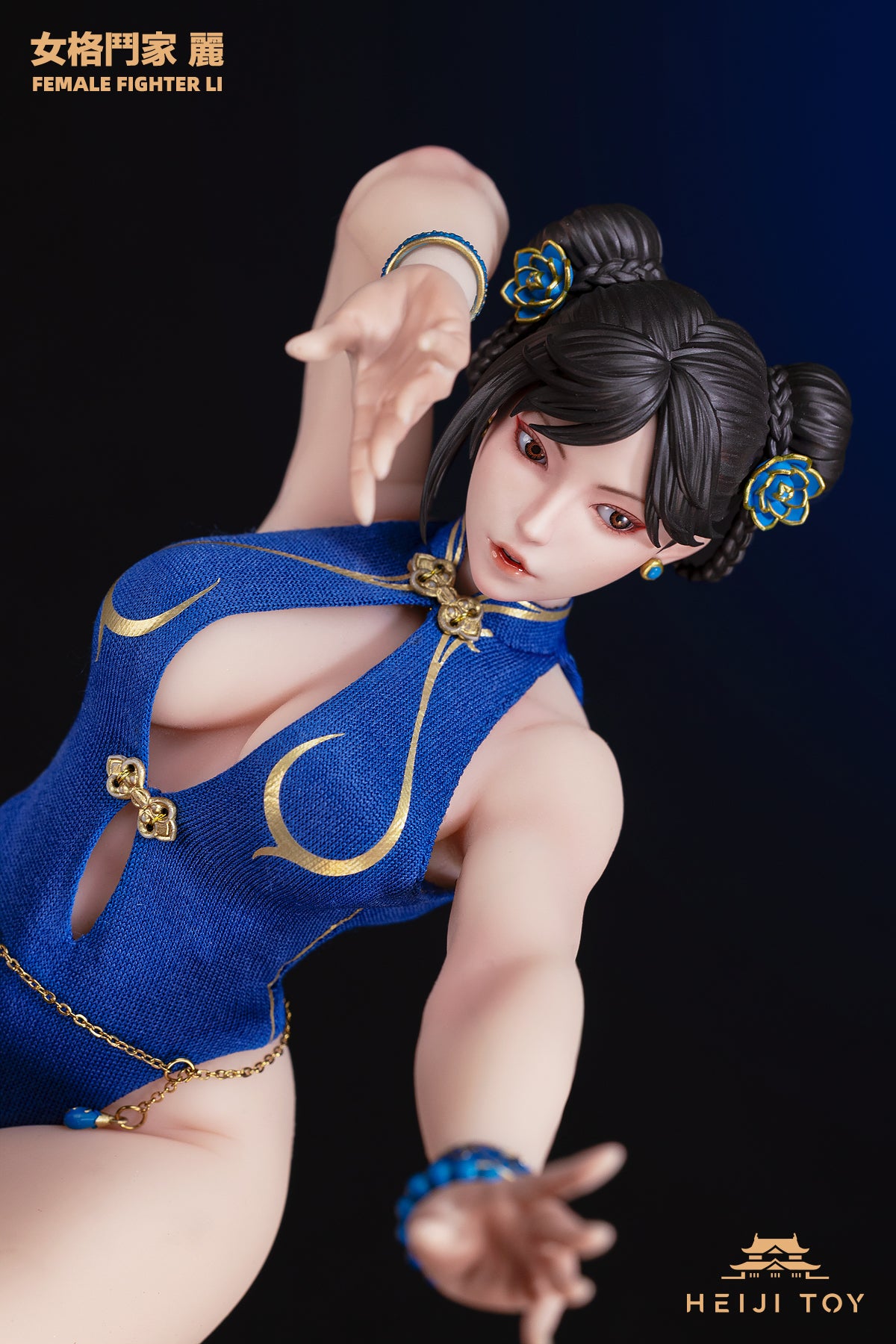 Presale HeiJi Toys HJ001 1/6 Female Fighter Chun Li Collectible Action Figure