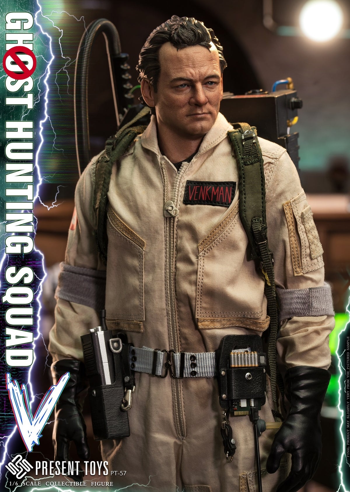 PRESENT TOYS PT-sp57 1/6 Ghost Hunting Squad Peter Venkman 12" Actionfigur Spielzeug