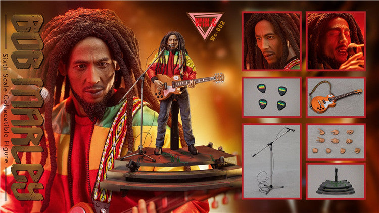 Win.c Studio WC-002 1/6 Pacifist Singer Marley Male Action Figure Model Toy