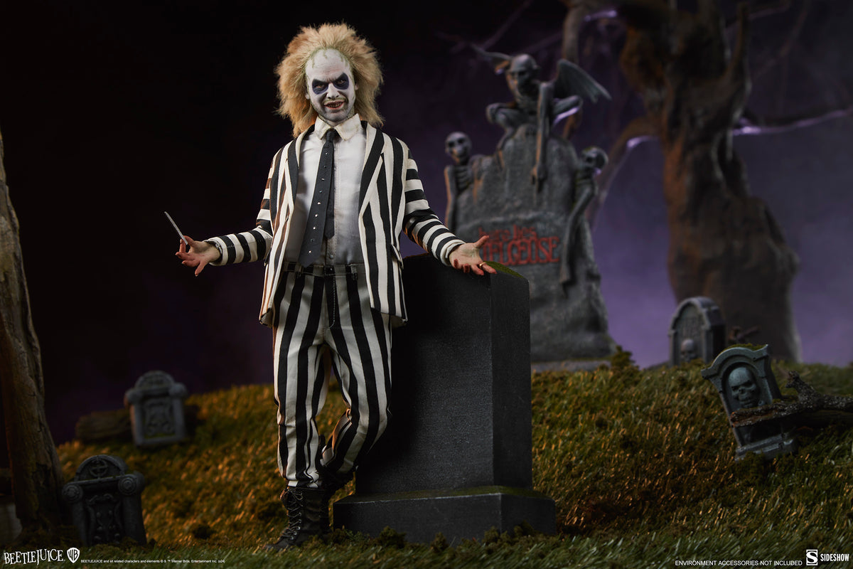 Sideshow 100490 1/6 Beetlejuice Michael Keaton männliche Actionfigur Modellspielzeug