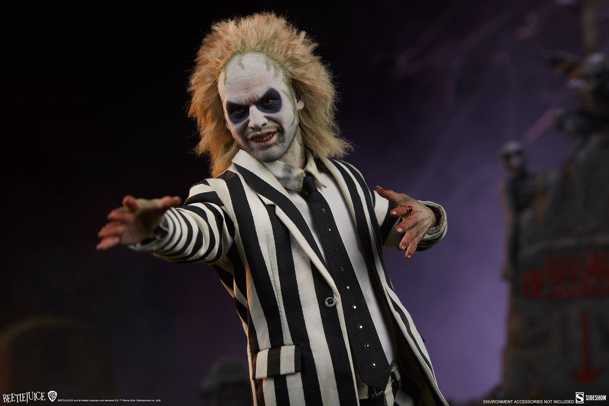 Sideshow 100490 1/6 Beetlejuice Michael Keaton männliche Actionfigur Modellspielzeug