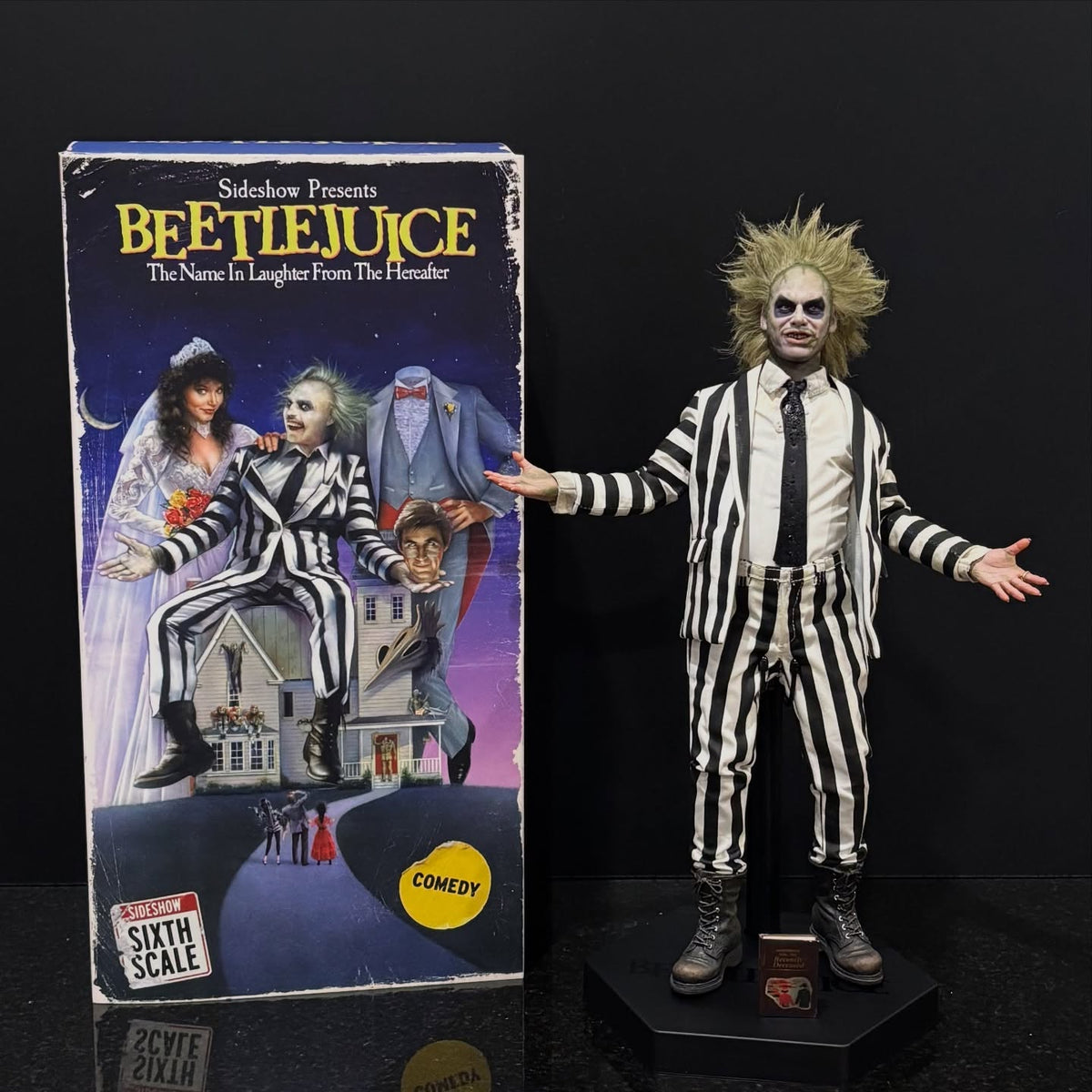 Sideshow 100490 1/6 Beetlejuice Michael Keaton männliche Actionfigur Modellspielzeug