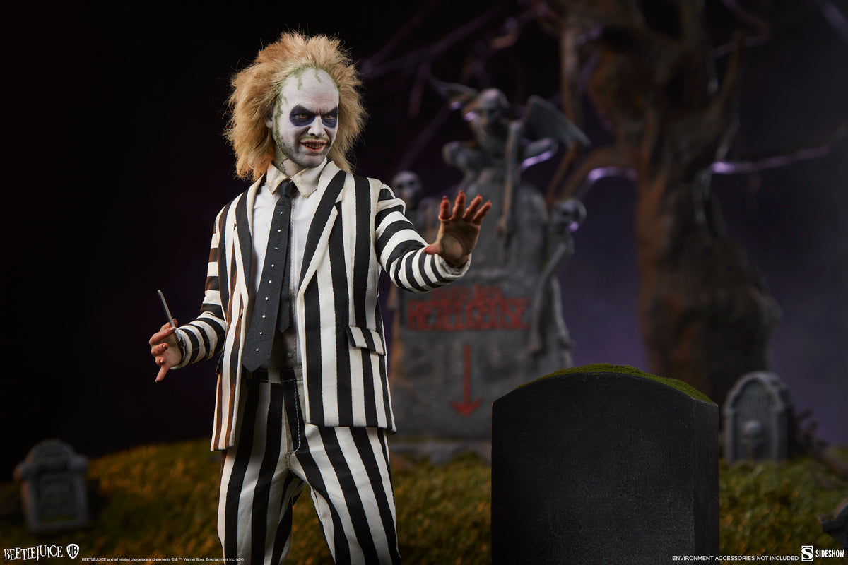 Sideshow 100490 1/6 Beetlejuice Michael Keaton männliche Actionfigur Modellspielzeug