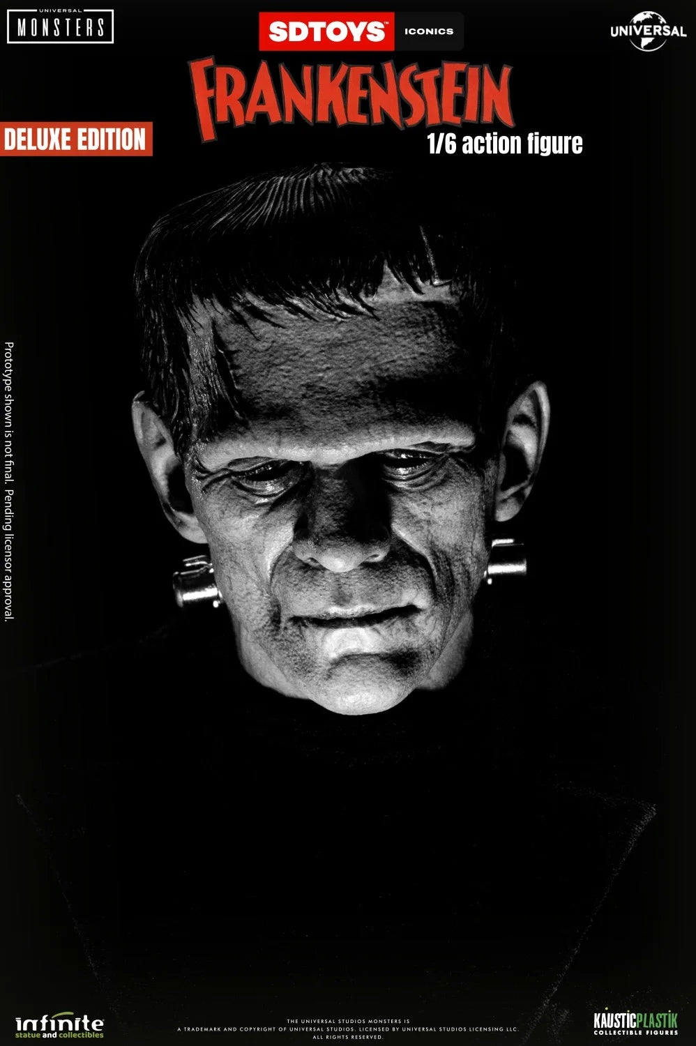 In Stock Infinite Statue 1/6 Frankenstein Male Action Figure Model Deluxe Ver.