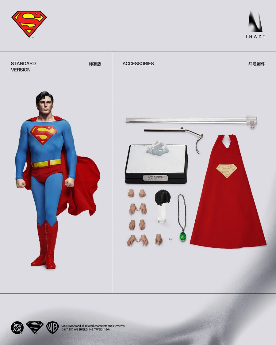 Presale INART PtA035S1 1/6 Superman 1978 Clark Kent Male Action Figure Model Toy