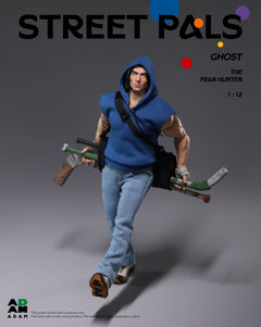 Presale ADAM ADS-001 1/12 Street Pals Ghost The Fear Hunter Action Figure Model