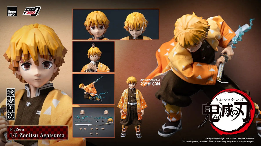 Vorverkauf Threezero 3Z06690W0 1/6 Demon Slayer: Kimetsu no Yaiba Zenitsu Agatsuma