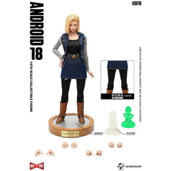 Presale MUST WORKSHOP AD018 1/6 Cyborg Blonde Female Warrior Dragon Ball Android 18