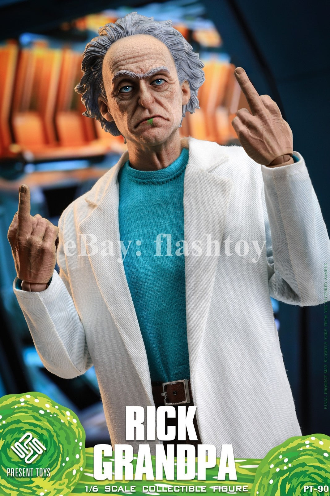 Presale PRESENT TOYS PT-sp90 1/6 Rick Grandpa 12" Male Action Figure Model Toy